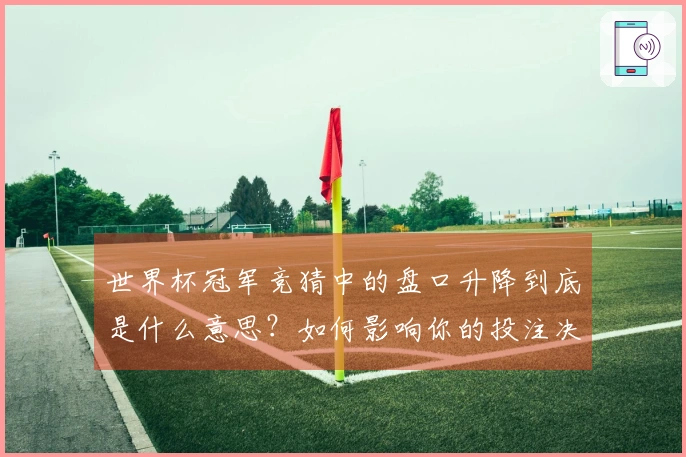世界杯冠军竞猜中的盘口升降到底是什么意思？如何影响你的投注决策？
